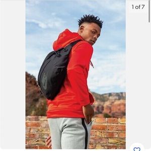 Nike tech hip large fanny pack gold swoosh